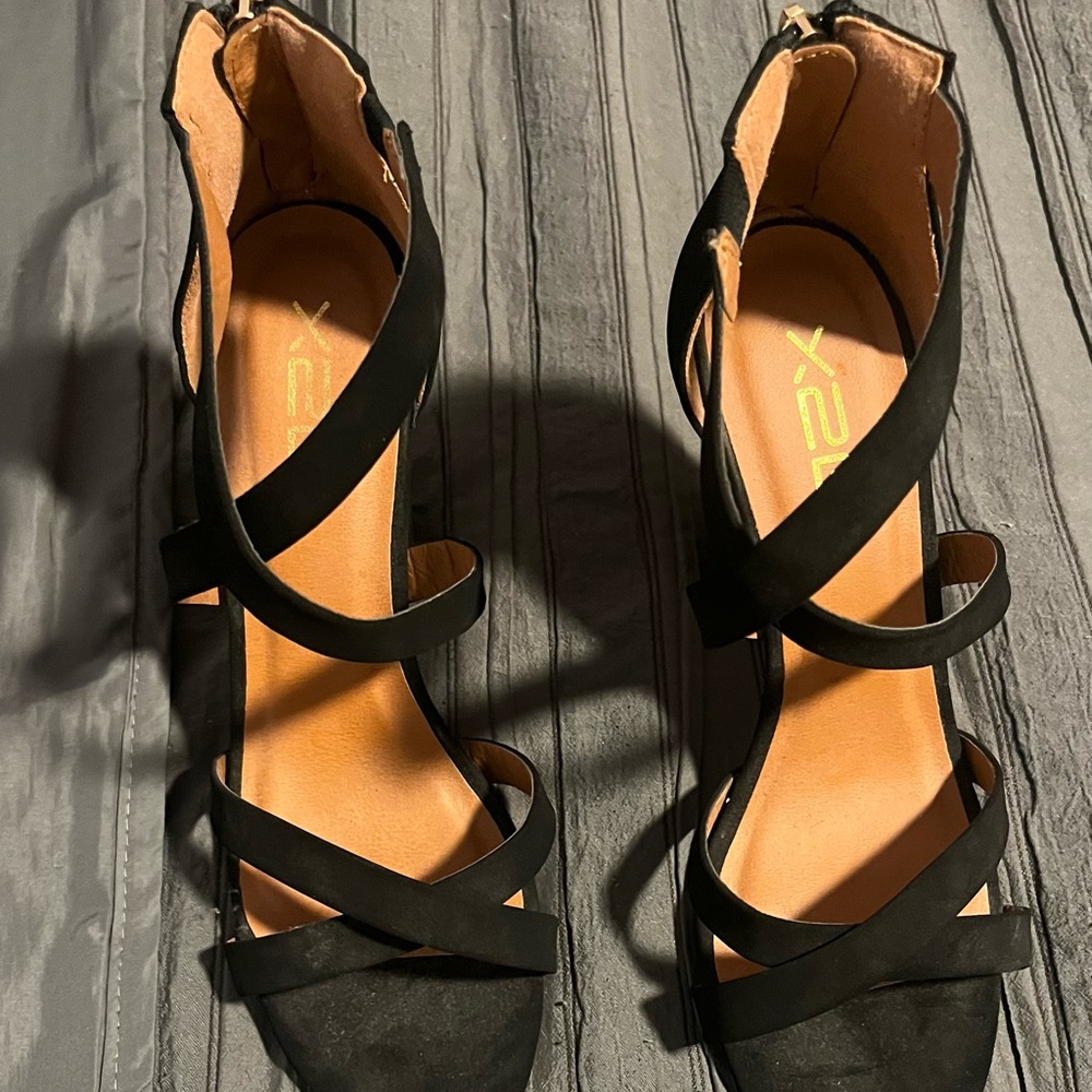 Black Strappy heels